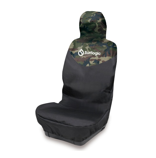[59093] Housse siège voiture individuelle noir & camuflage
