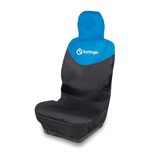 [59095] Car seat cover Single black & cyan