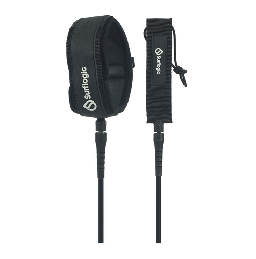[59013] Leash Longboard 9' genou noir
