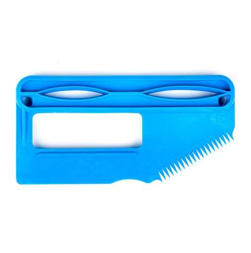 [59087] Grattoir Wax&fin tool cyan
