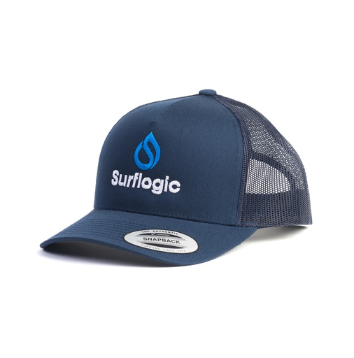 [59911] SFL curve trucker cap navy