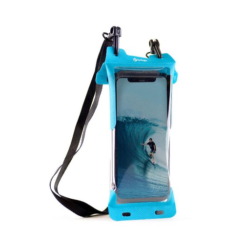 [80603] Funda estanca móvil azul