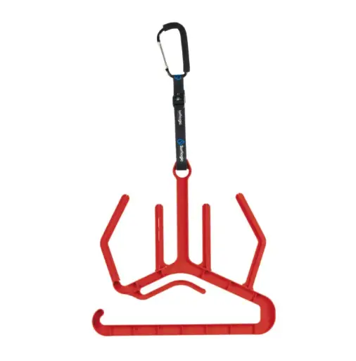 [80211] Percha traje y accesorios Maxi Double System roja