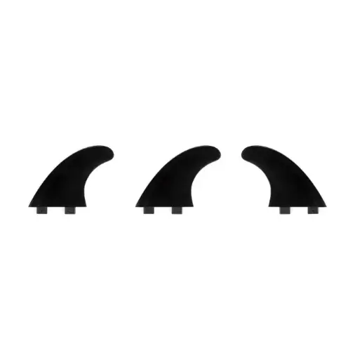 [81004] Dérives Thruster fin set Standard - Dual tab - noir