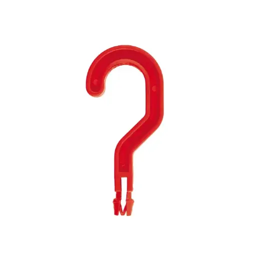 [80213] Hook Clip system red