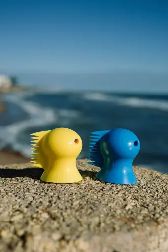 [80121] Grattoir Dino wax scraper jaune