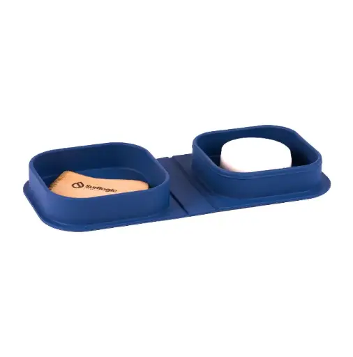[80123] Wax box bleu marine