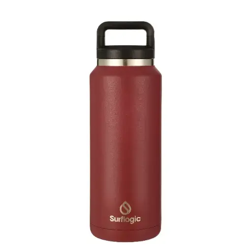 [81608] Insulated bottle 1.000ml (36oz) burgundy
